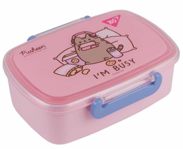 Ланч-бокс YES Pusheen 750 мл рожевий (708367) - Фото 1