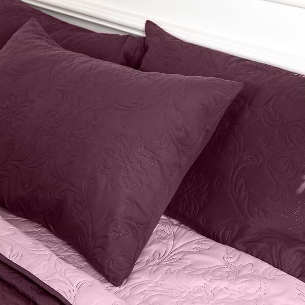 Фото - Набор покрывало + наволочки двуспальный ТЕП Vintage 180х240 Бордовый/Аравийская ночь (4-00509_21075)