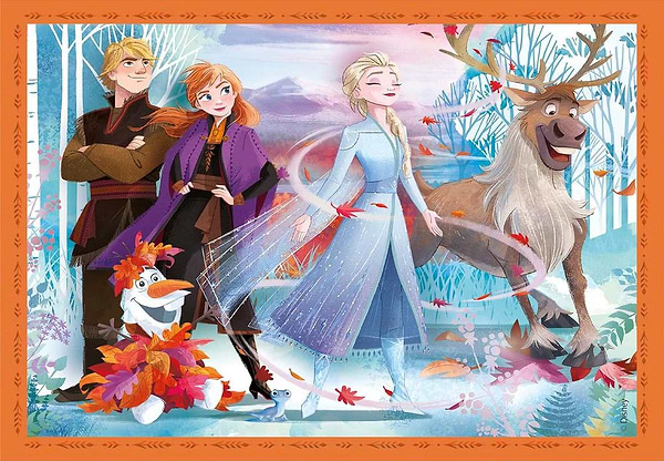 Фото - Пазлы (3-4 года) Clementoni 4 в 1 Frozen 12,16,20 та 24 эл. (21518)