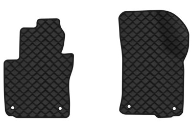 Килимки з екошкіри в салон авто передні EVAtech для Octavia A5 (MT, 4 clips) Skoda 2004-2013 2 покоління Combi EU (SK12153AB2AV4BBB)