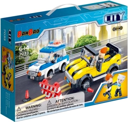 Пластиковий конструктор Banbao "БанБао CITY" (268 елм.) Втеча (7033