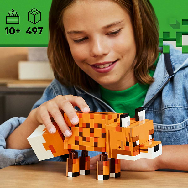 Фото - Конструктор LEGO  Minecraft Лисиця (21588)
