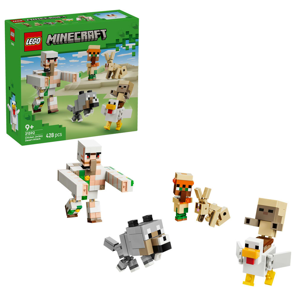 Конструктор LEGO  Minecraft Курячий Жокей: атака в пустелі (21592)