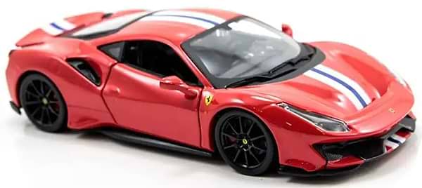 Фото - Колекційний легковий транспорт Bburago Ferrari 488 Pista (18-26026)