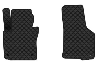 Килимки з екошкіри в салон авто передні EVAtech для Octavia A5 (AT, 4 clips) Skoda 2004-2013 2 покоління Liftback EU (SK12165AV2TL4BBB)