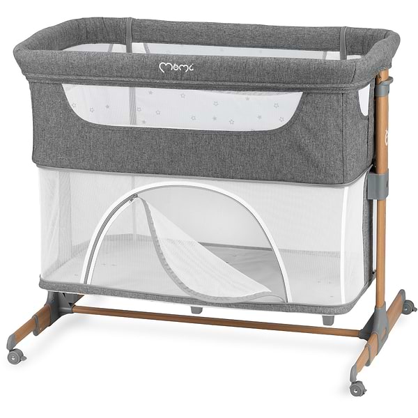 Фото - Кроватка детская прямоугольная MoMi SMART BED 4in1 Gray