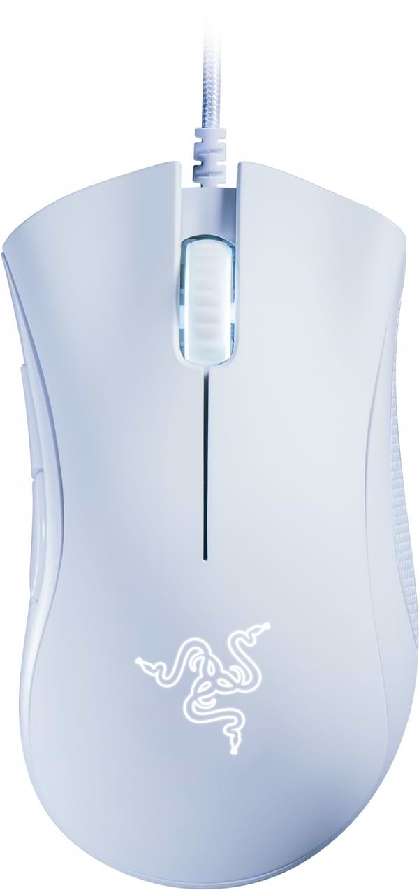 Фото - Миша дротова ігрова Razer Death Adder Essential White (RZ01-03850200-R3M1)