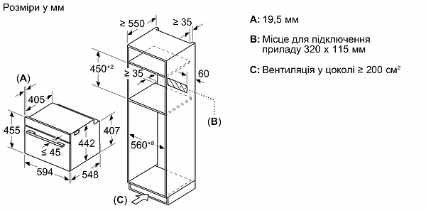 Фото - Духова шафа електрична Bosch CMG7241W1