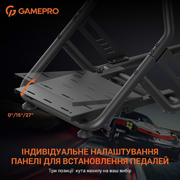Фото - Игровое кресло кокпит GamePro RS100 Black