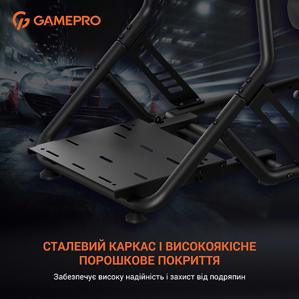 Фото - Игровое кресло кокпит GamePro RS100 Black