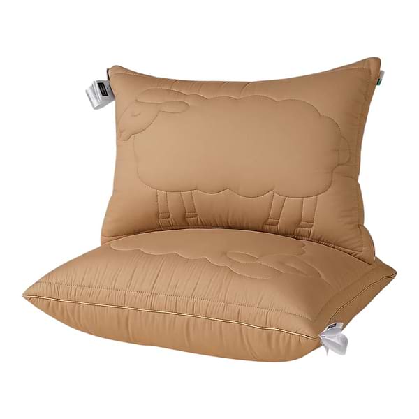 Фото - Подушка стандартная MirSon №516 Marzello Collection Wool мягкая 60x60 см (2200012229361)