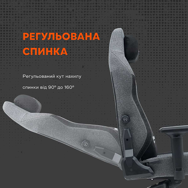 Фото - Крісло для геймерів Canyon Boulder XLCH01 King Size Grey (CND-XLCH01)