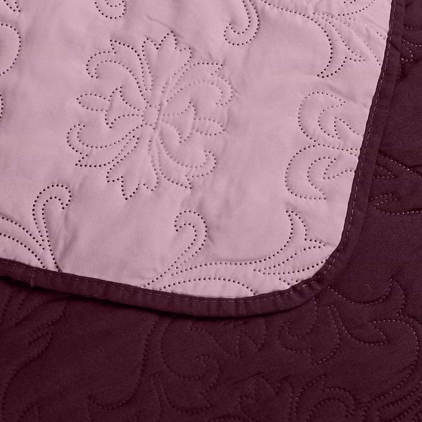 Фото - Набор покрывало + наволочки двуспальный ТЕП Vintage 180х240 Бордовый/Аравийская ночь (4-00509_21075)