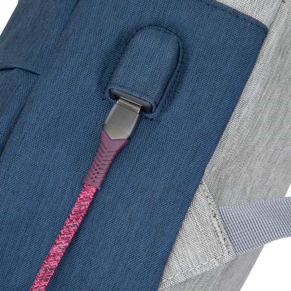 Фото - Рюкзак для ноутбука RIVACASE 7562 Grey/Dark Blue