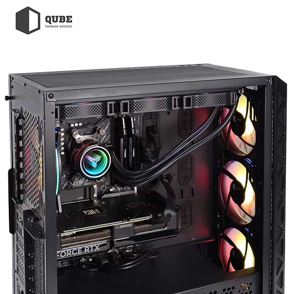 Фото - Системный блок QUBE QB i9 13900KF RTX 4080 SUPER 16GB ZN 64102 (i913900KFRTX4080S16GBZN64102)