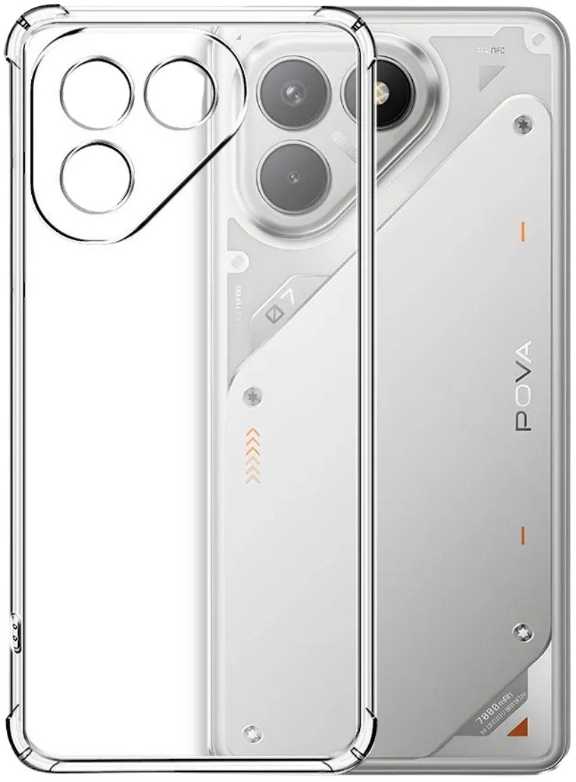 Чехол для смартфона BeCover Anti-Shock for Tecno POVA 7 Neo (LJ6) Clear (715064)