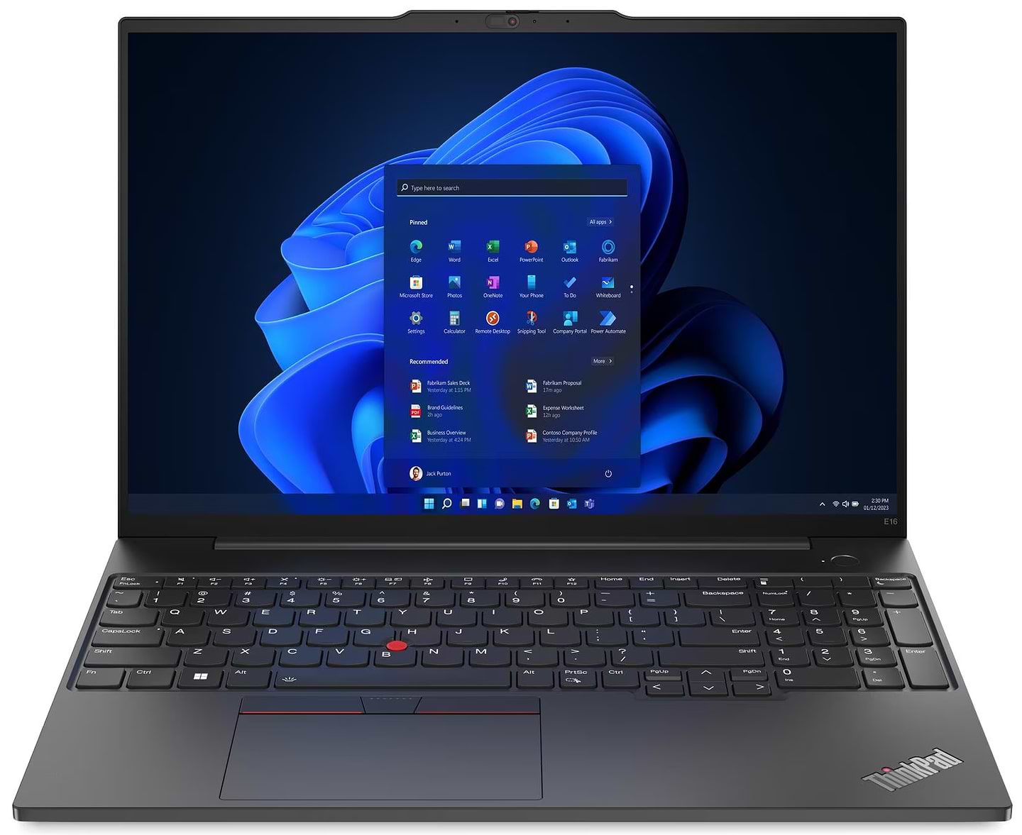 Ноутбук Lenovo ThinkPad E16 G1 (21JQS9VD00) Black - Фото 1