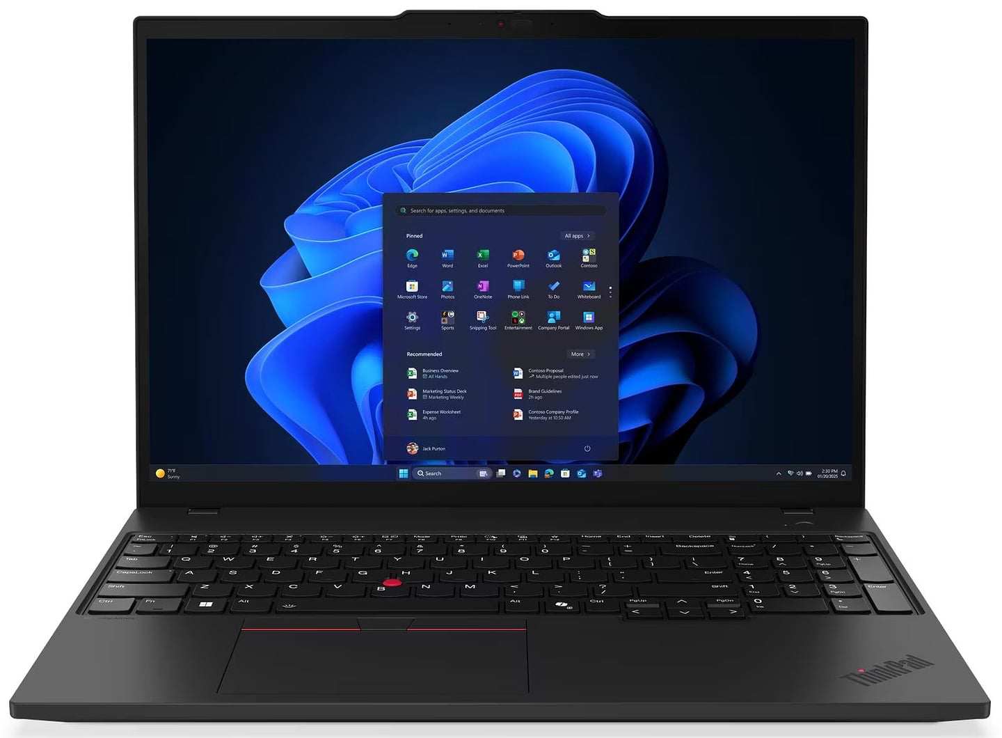 Ноутбук Lenovo ThinkPad T16 Gen 4 (21QFS0AJ00) Black - Фото 1