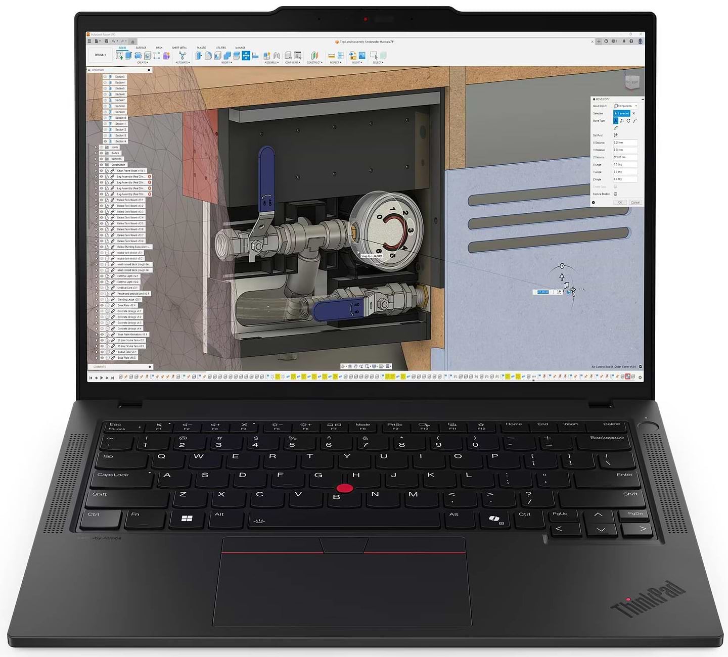 Ноутбук Lenovo ThinkPad P14s Gen 6 (21RV0016RA) Black - Фото 1