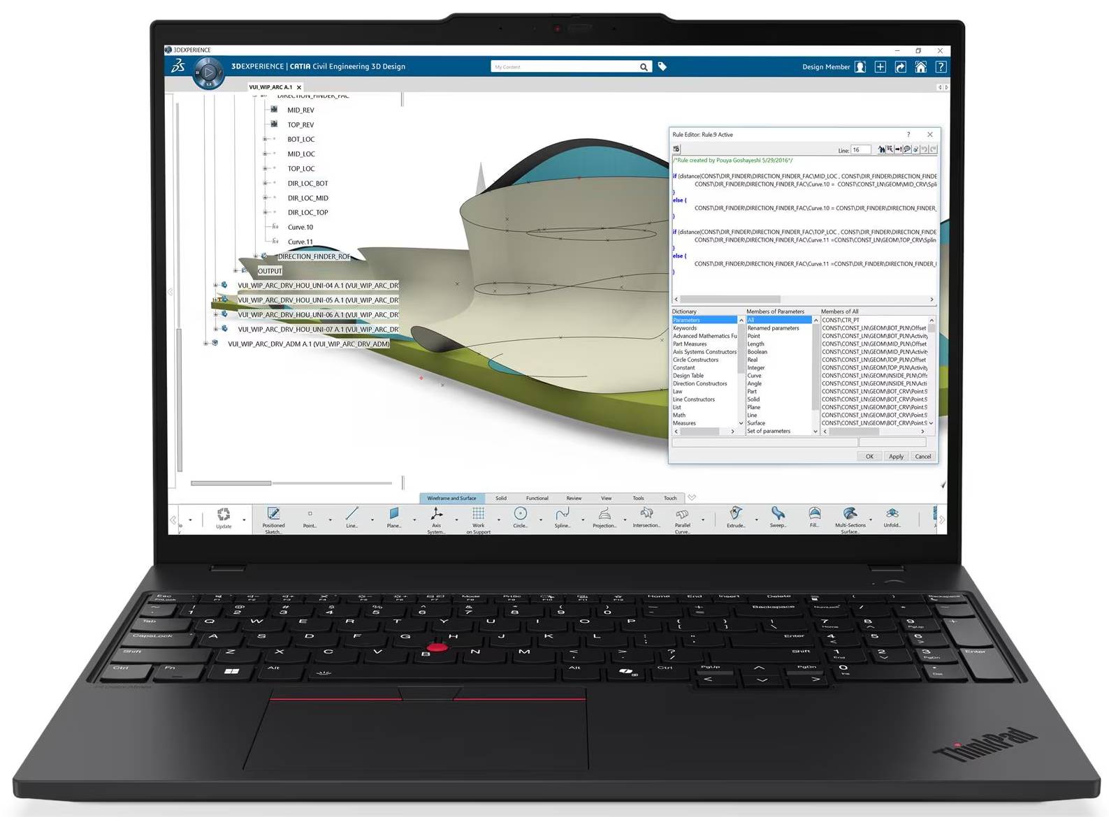 Ноутбук Lenovo ThinkPad P16s Gen 4 (21RX000XRA) Black - Фото 1