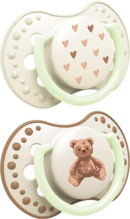 Динамическая пустышка Lovi 18+ мес 2 шт. Teddy Love (22/937)