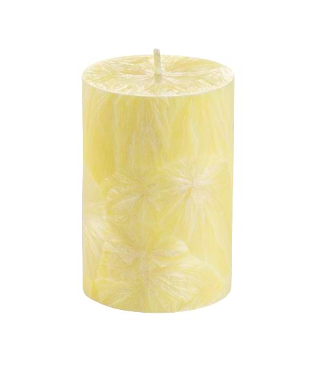 Свічка декоративна CandlesBio циліндр 70/100 мм Жовтий (WP03 70/100) - Фото 1