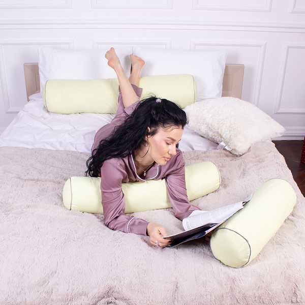 Фото - Подушка валик MirSon №8368 Naturale Line 12-0525 Tiziana Tencel 100х16 см (2200006251972)