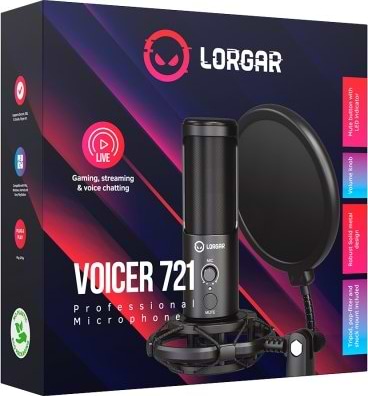 Фото - Мікрофон до комп'ютера Lorgar Voicer 721 (LRG-CMT721)