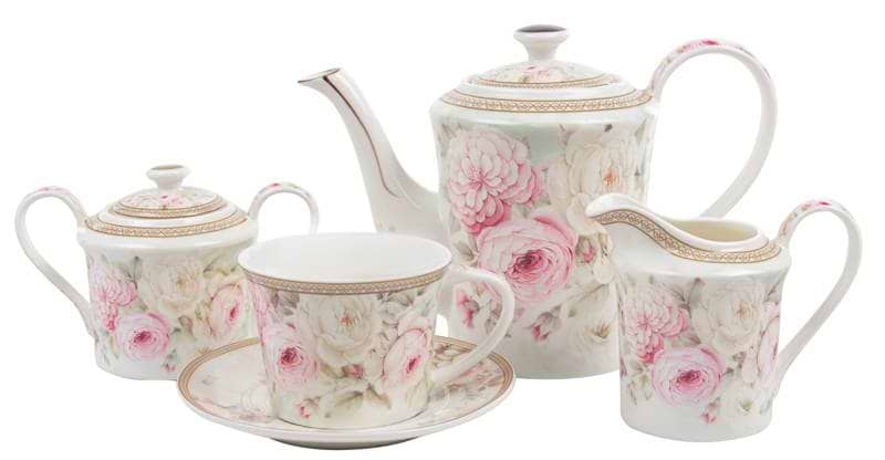 Сервиз чайный Lefard Английская роза 220 мл 15 пр. (924-855)
