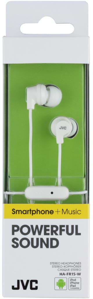 Фото - Навушники вкладиші дротові JVC HA-FR15 White (HA-FR15-W-EF)
