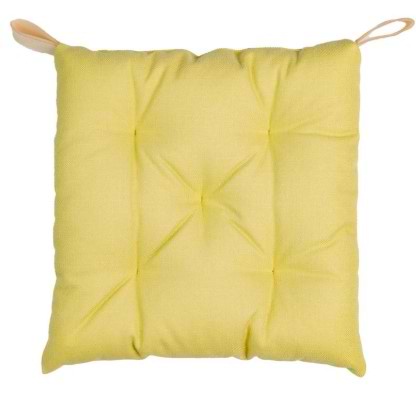 Подушка для стільця Прованс MANCHESTER лимонна 40х40 см (039471)