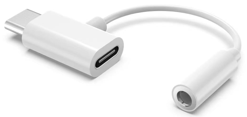 Перехідник аудіо XOKO AC-202 Type-C  - Type-C & Jack 3,5 мм 
White (XK-AC-202-WH) - Фото 1