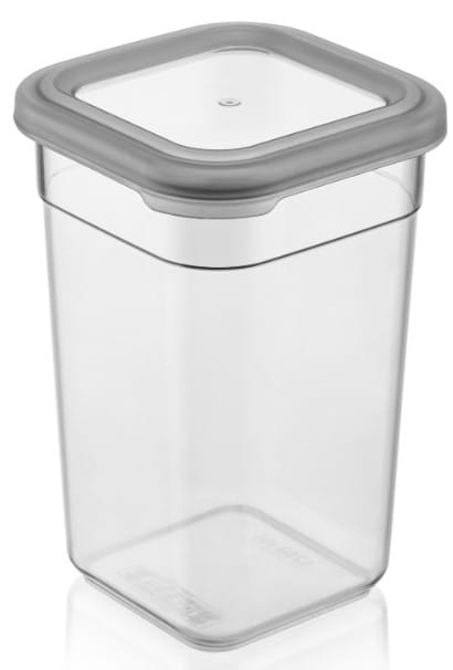 Фото - Ємність для сипучих Idea Home 00974 Soft Box Grey 1.25л (00974)