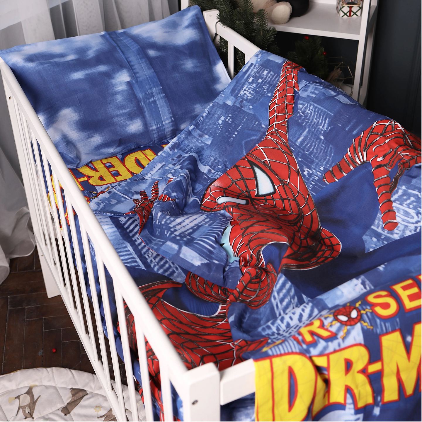 Комплект постільної білизни MirSon 175х210 17-0700 Spider-Man Ranforce Elite (2200010457537)