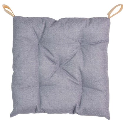 Подушка для стільця Прованс MANCHESTER сіра 40х40 см (039467)