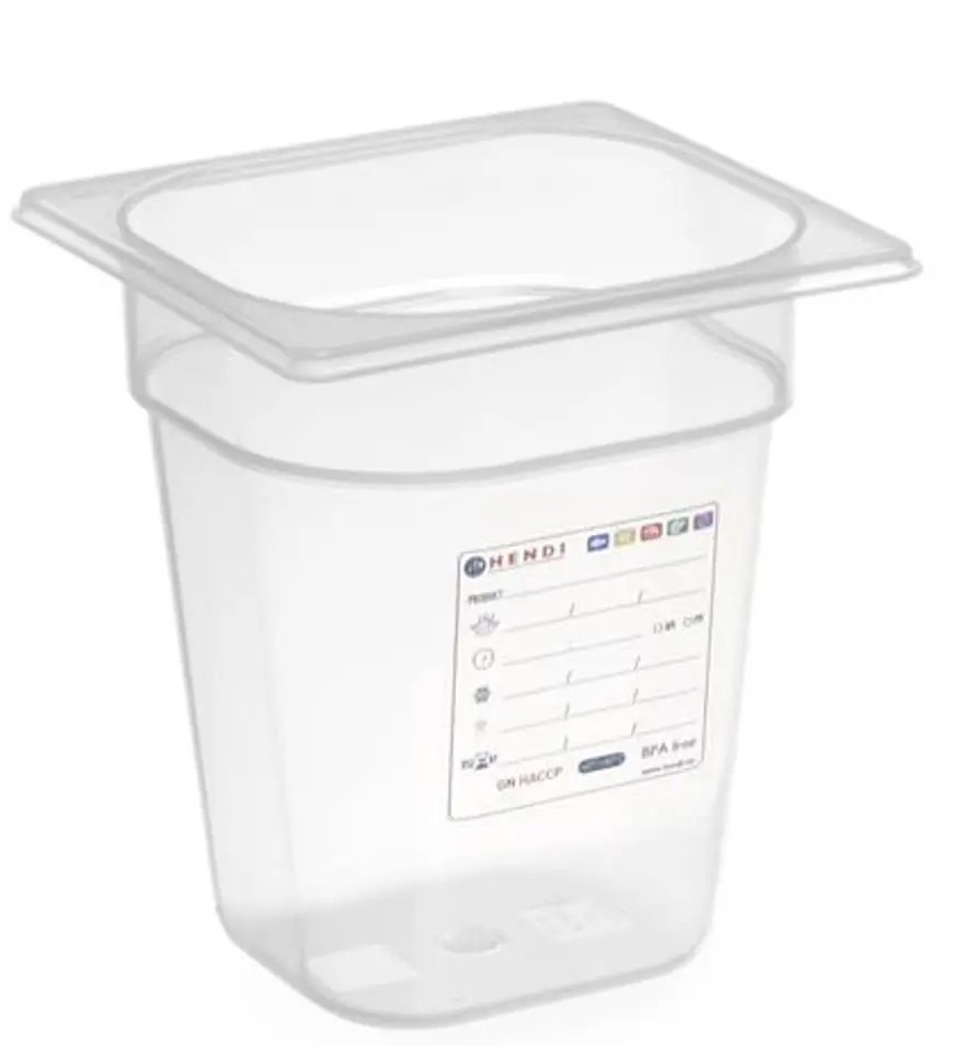 Емкость для хранения Hendi HACCP GN 1/6 (H)150 мм (880463)