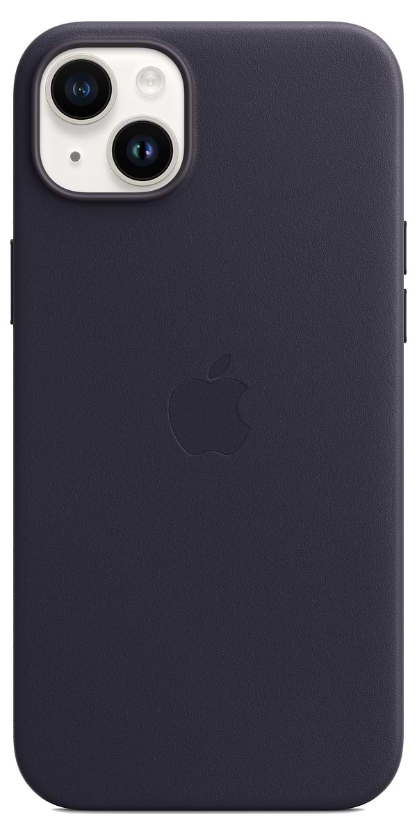 Фото - Чехол для смартфона Apple iPhone 14 Plus Leather Case with MagSafe - Ink (MPPC3)