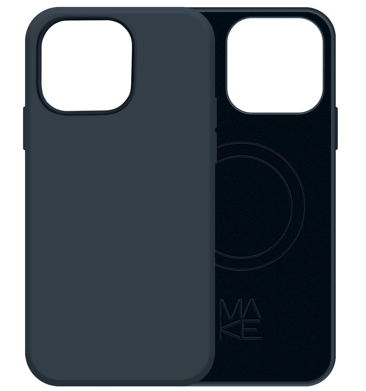Чехол для смартфона MAKE Premium Silicone MagPro iPhone 14 Pro Max Midnight (MCLPM-AI14PMMN) - Фото 1