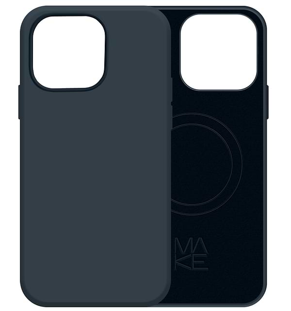 Фото - Чохол для смартфону MAKE Premium Silicone MagPro iPhone 14 Pro Max Midnight (MCLPM-AI14PMMN)