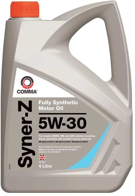 Олива для авто COMMA SYNER-Z 5W-30 4л (SYZ4L)
