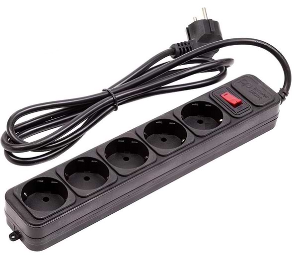 Фото - Сетевой фильтр PowerPlant 5р 1.8m JY-1056/1.8 Black (EX610709) Фото - Сетевой фильтр PowerPlant 5р 1.8m JY-1056/1.8 Black (EX610709)