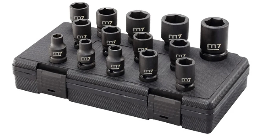 Набор торцевых головок Mighty Seven 1/2" 10-27мм 14 шт. (MB44014M)