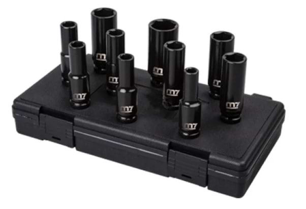 Фото - Набір торцевих голівок Mighty Seven 1/2" 10-27мм 10 шт. (MB45010M)