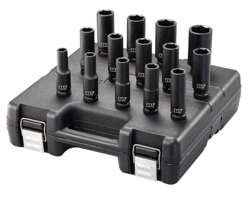 Набор торцевых головок Mighty Seven 1/2" 10-27мм 14 шт. (MB45014M)