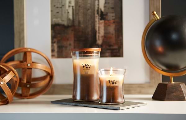 Фото - Свеча стекло Woodwick Medium Trilogy Cafe Sweets (Сладости кафе) 275г (92904E)