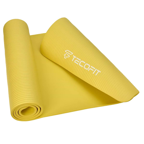 Фото - Коврик для йоги и фитнеса TECOFIT 183х61х1 см NBR Yellow (TOP20106462/4)