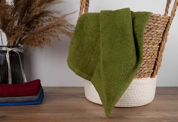 Фото - Рушник для рук GM Textile махровий зелений 30x50