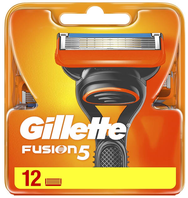 Фото - Картридж для станка чоловічого Gillette Fusion 12 шт. (7702018441075)