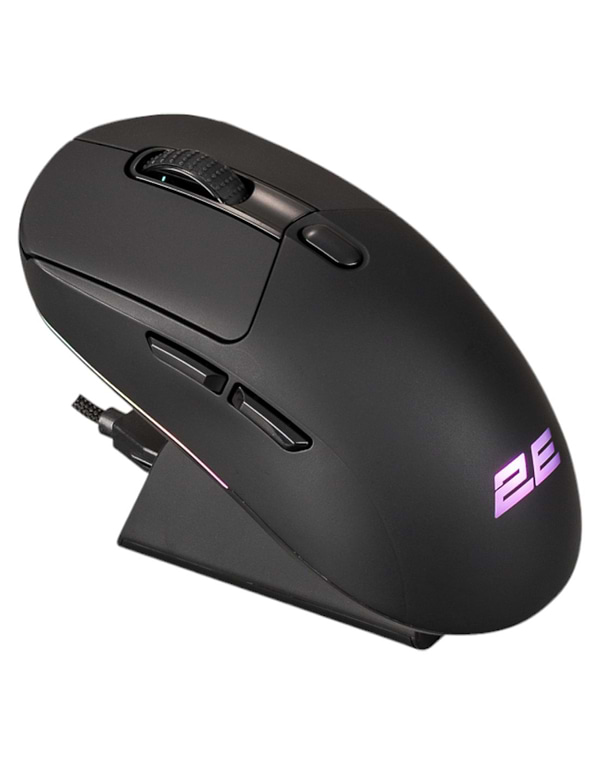 Фото - Миша бездротова ігрова 2E Gaming MG360 WL Black (2E-MG360UB-WL)