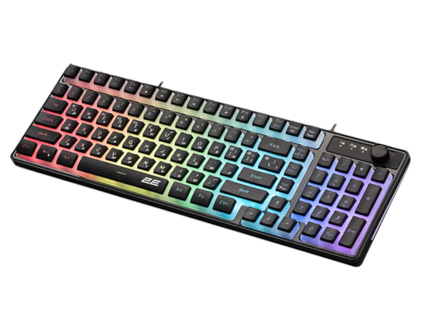 Фото - Клавіатура бездротова ігрова 2E Gaming KG390 RGB Black (2E-KG390UBK-WL)